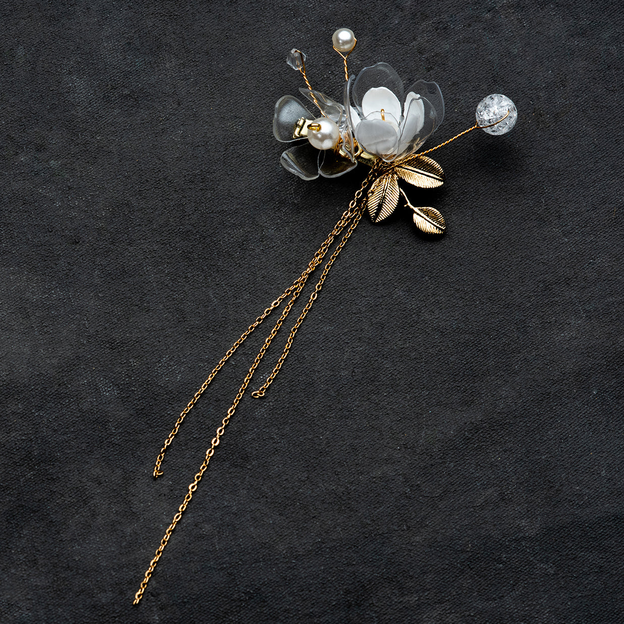 Upcycle with Jing - Recycled Long Drip Jasmine Brooch