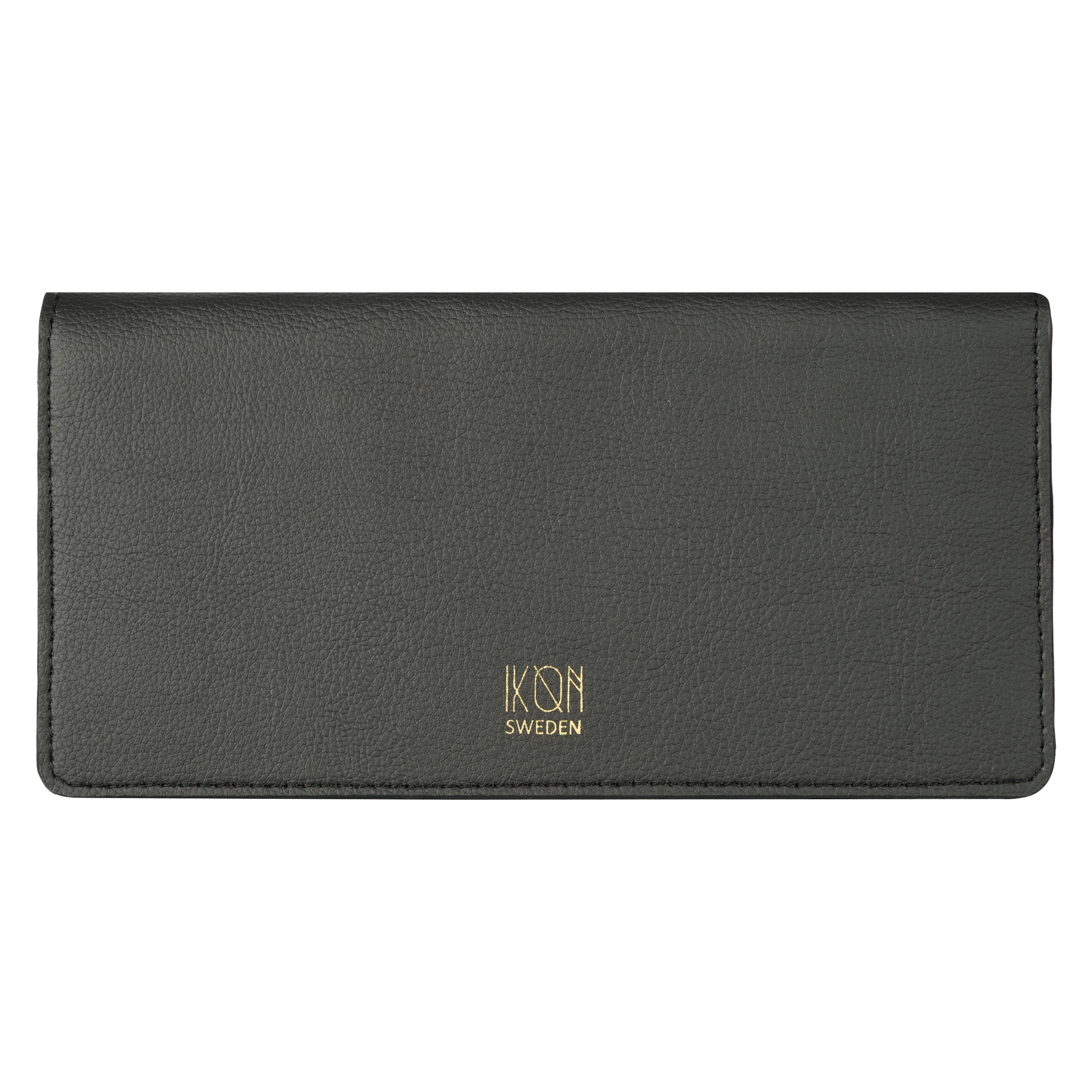 IKON - Cactus Leather Slim Wallet - Black