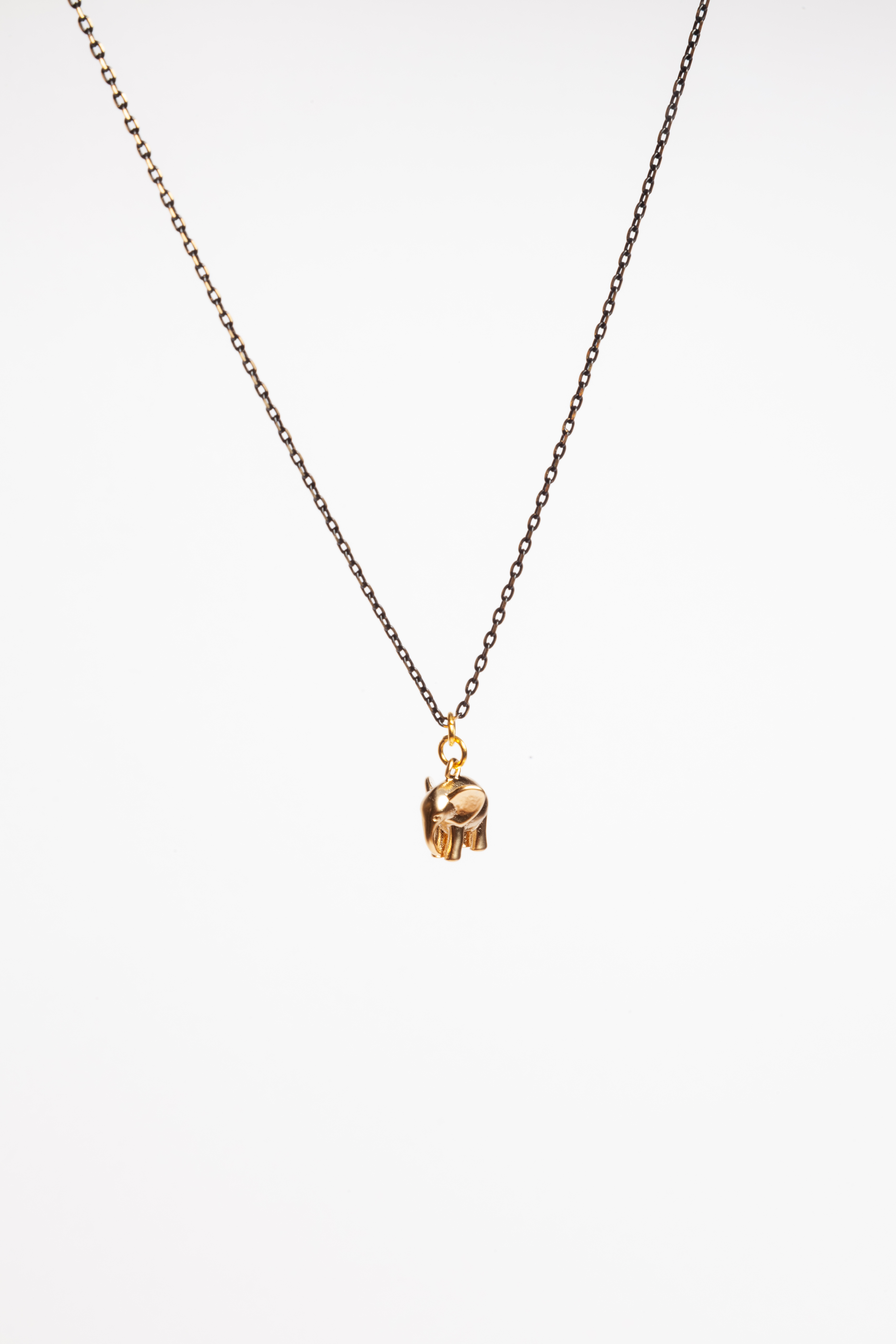 ELLI necklace with brass elephant