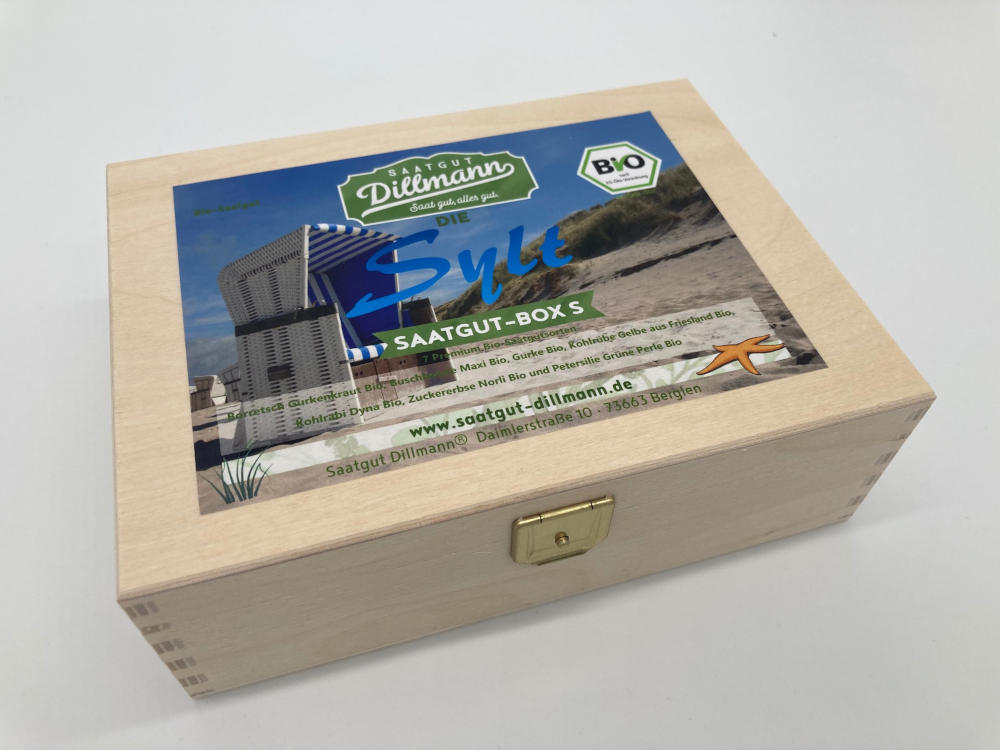Seeds Dillmann - Sylt Seed Wood Box S Organic