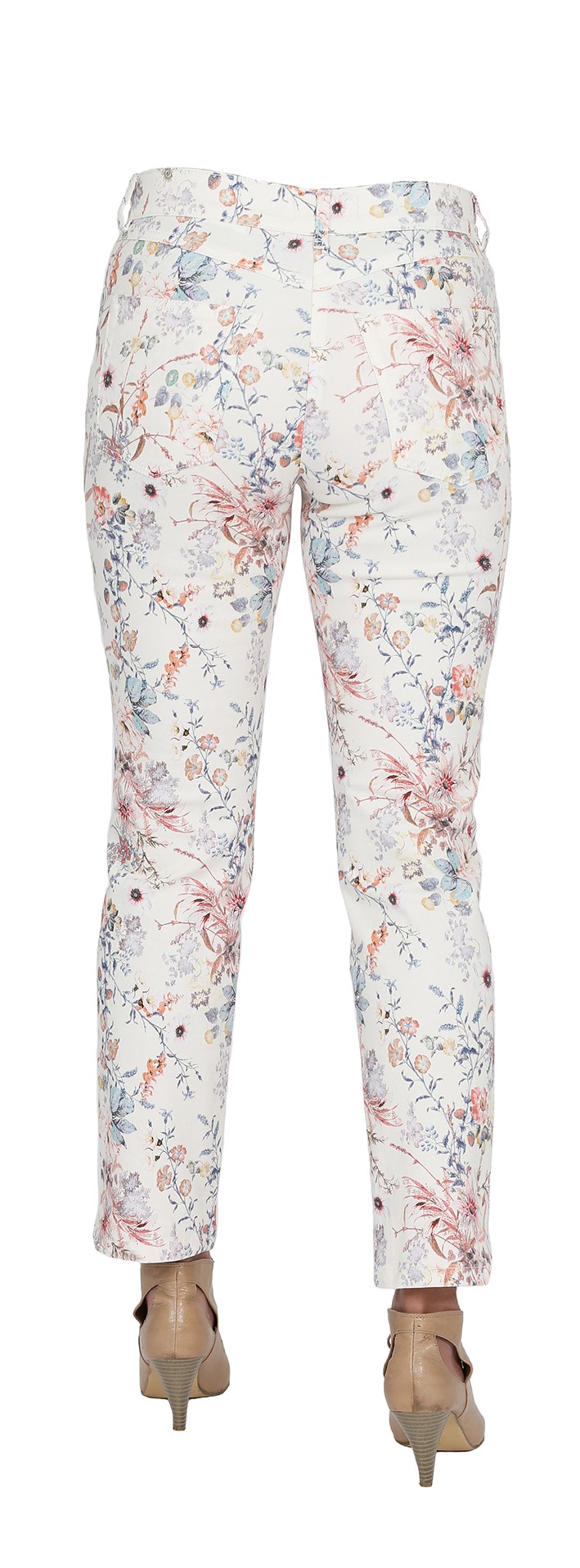 Bloomers - women's trousers with floral pattern-
