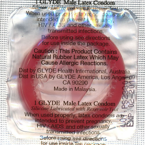 Glyde - Condoms Ultra - Strawberry