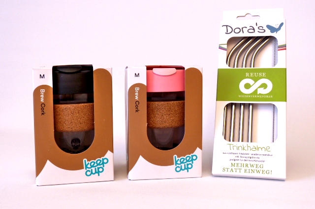 Dora - Drinking cup to go gift set "For him & her"