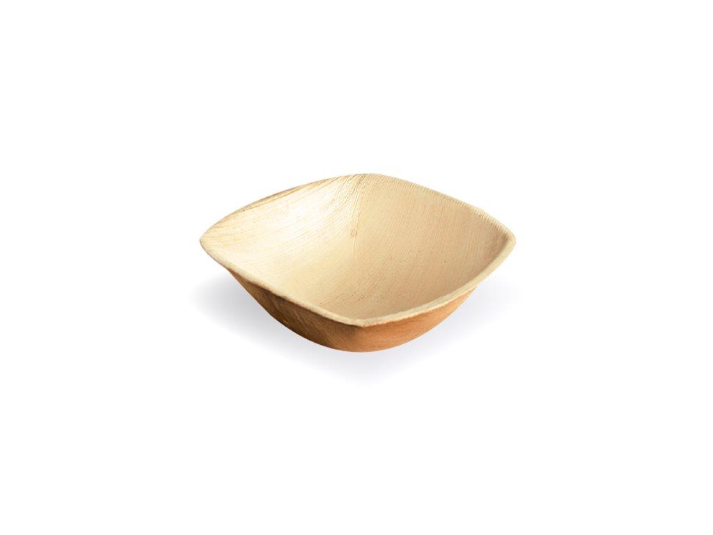 Leef - bowl, 17x17cm (6 or 25 pieces) palm leaf