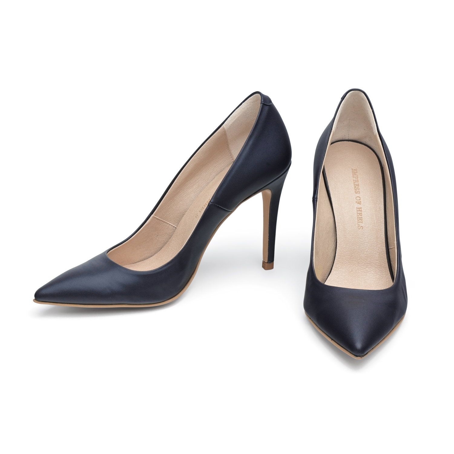 Karen Millen Shoes Navy Blue Pointed Toe High Heel Stiletto Pumps Heels  Size 36 | eBay