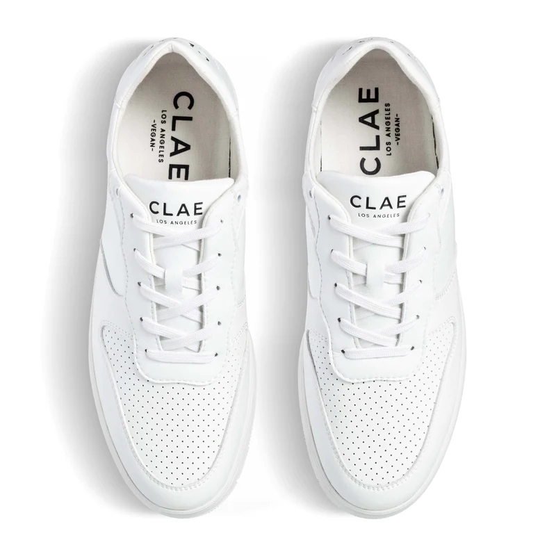 Clae Los Angeles - Malone Tripe White | vegan shoes