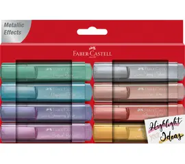 Faber-Castell - Highlighter Metallic 8pcs case