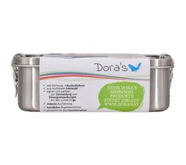 Dora - Large stainless steel box with seal