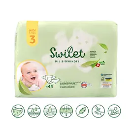 Swilet - Organic diaper Midi Sz.3