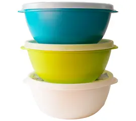 Biodora - Bowl set of 3 with lid 0.5 liters (bio-plastic)