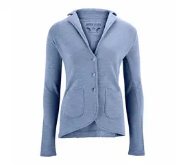 Jersey Blazer for women - smoke blue