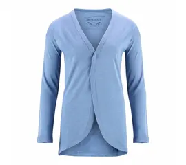 Slub Cardigan for women - light blue