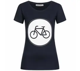 T-Shirt for women - Bike - navy