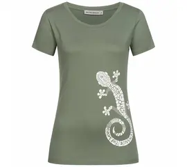 T-Shirt for women - Gecko - moss green