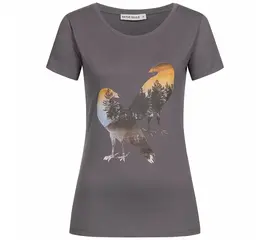 T-Shirt for women - Two Crows - charcoal