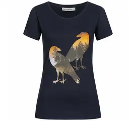 T-Shirt for women - Two Crows - navy