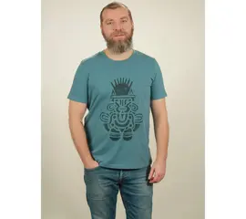 Men's t-shirt -Inka - light blue