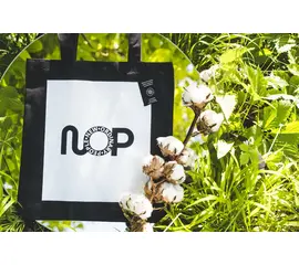 NOP White BG Upcycled Bag