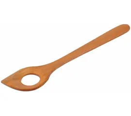 Biodora cooking spoon pointed cherry wood with hole