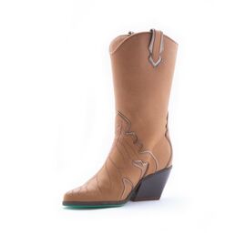 A Perfect Jane - Laura Limited vegan high boots in Brown
