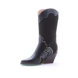 A Perfect Jane - Sooty vegan high boots