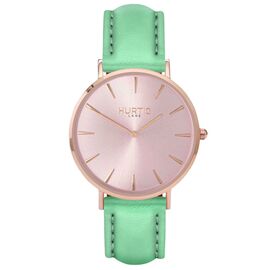 Vegan wristwatch in Rose Gold with Rose Gold dial