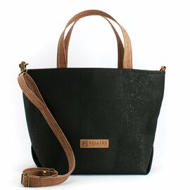 Belaine - Business Bag - Cork Tobacco Brown in Black