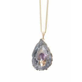 Crystal and Sage - Alma – Necklace Agate & Amethyst