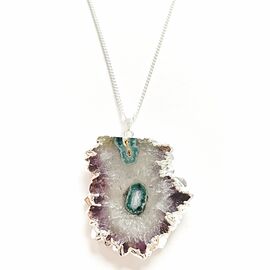 Crystal and Sage - Amethyst Stalaktite Necklace