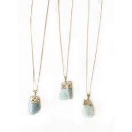 Crystal and Sage - Aquamarine Necklace