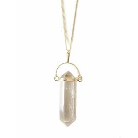 Crystal and Sage - Bergkristallpendel Halskette