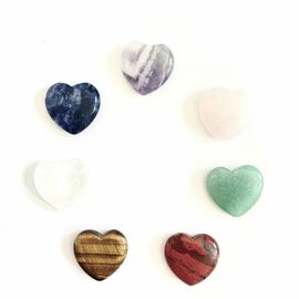 Crystal and Sage - Chakra Gemstone Hearts