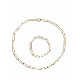 Crystal and Sage - Collier et Bracelet Chunky