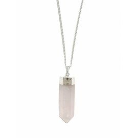 Crystal and Sage - Rose Quartz Necklace