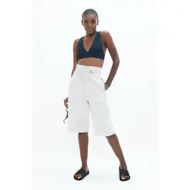 1 People - Florence - Organic Cotton Bermuda Shorts - White Dove