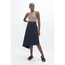 1 People - Mallorca - Organic Cotton Asymmetric Skirt - Summer Night