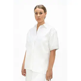 1 People - Vienna - Organic Cotton Short Sleeves Shirt - Cloud