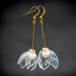 Upcycle with Jing - Boucles d’oreilles Upcycling Lys