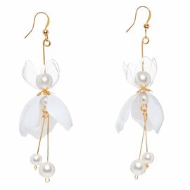 Upcycle with Jing - Boucles d'oreilles fée des neiges