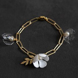 Upcycle with Jing - Bracelet Upcycling triple fleur