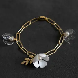 Upcycle with Jing - Upcycled Triple-flower Bracelet