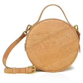 Murmali - Beta Round Shoulder Bag Cork Natural Cork