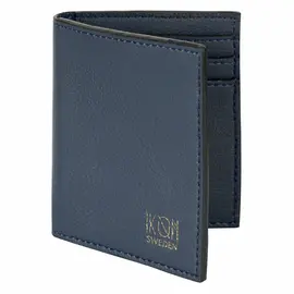 IKON - Cactus Leather BiFold Card Holder - Navy Blue