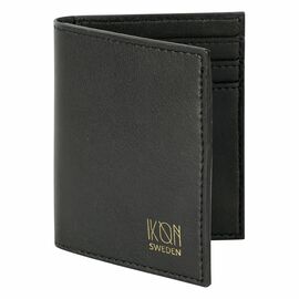 IKON - Cactus Leather BiFold Card Holder - Black