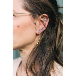 FRIDA Mini | brass earrings -