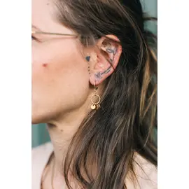 FRIDA Mini | brass earrings