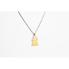 LU necklace | brass -