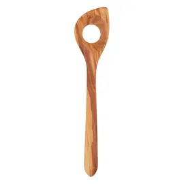 Biodora - olive wood cooking spoon pointed with hole