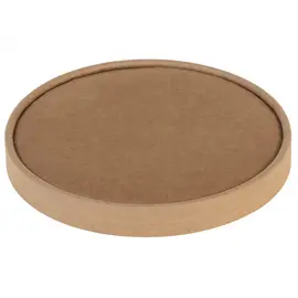 Naturesse - cardboard lids brown, Ø184mm 150 pieces