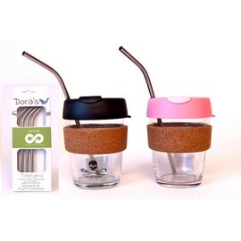 Dora - Drinking cup to go gift set "For him & her"